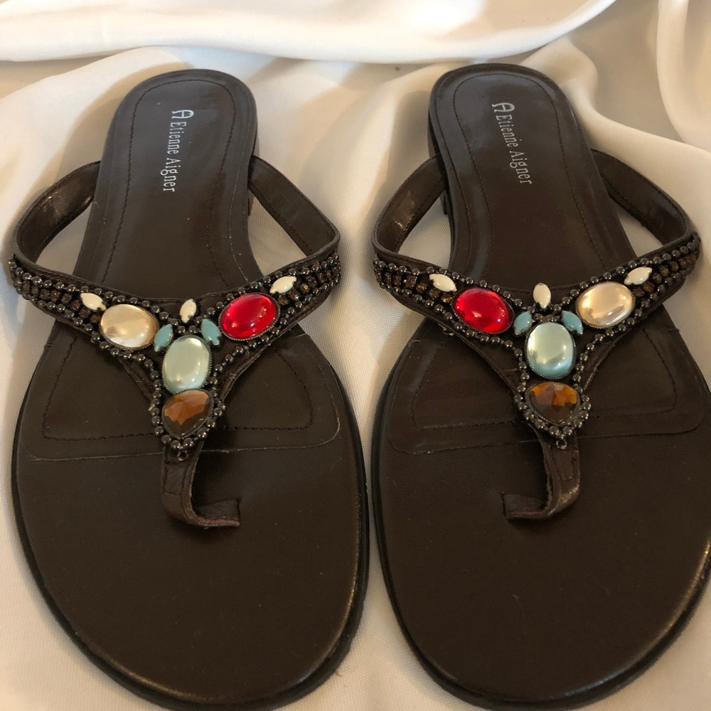 Etienne Aigner brand new sandals